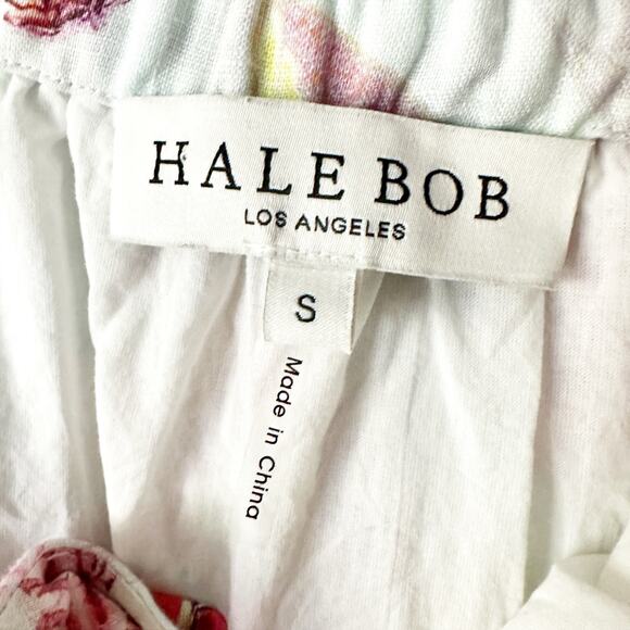 Hale Bob Butterfly 100% Linen Midi Spaghetti Strap Sun Dress women's size small - Picture 5 of 12